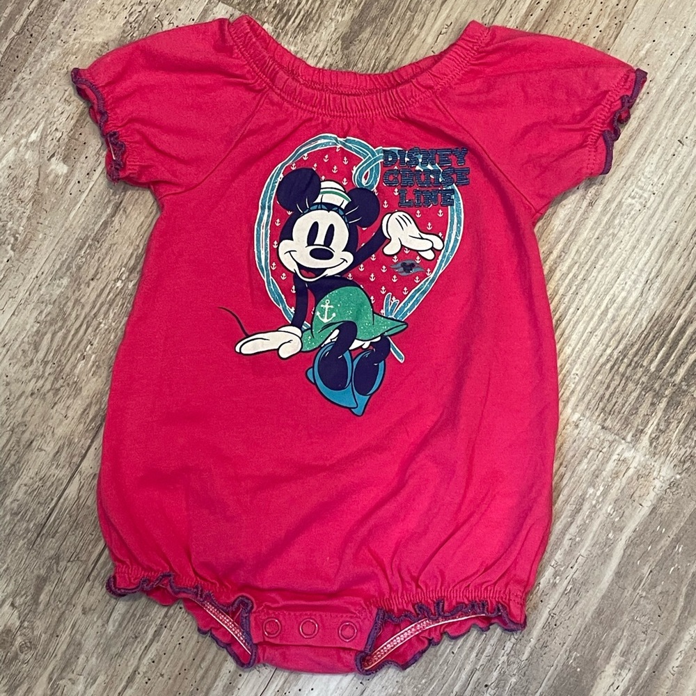 DISNEY Cruise Line Minnie Romper - 6 Months